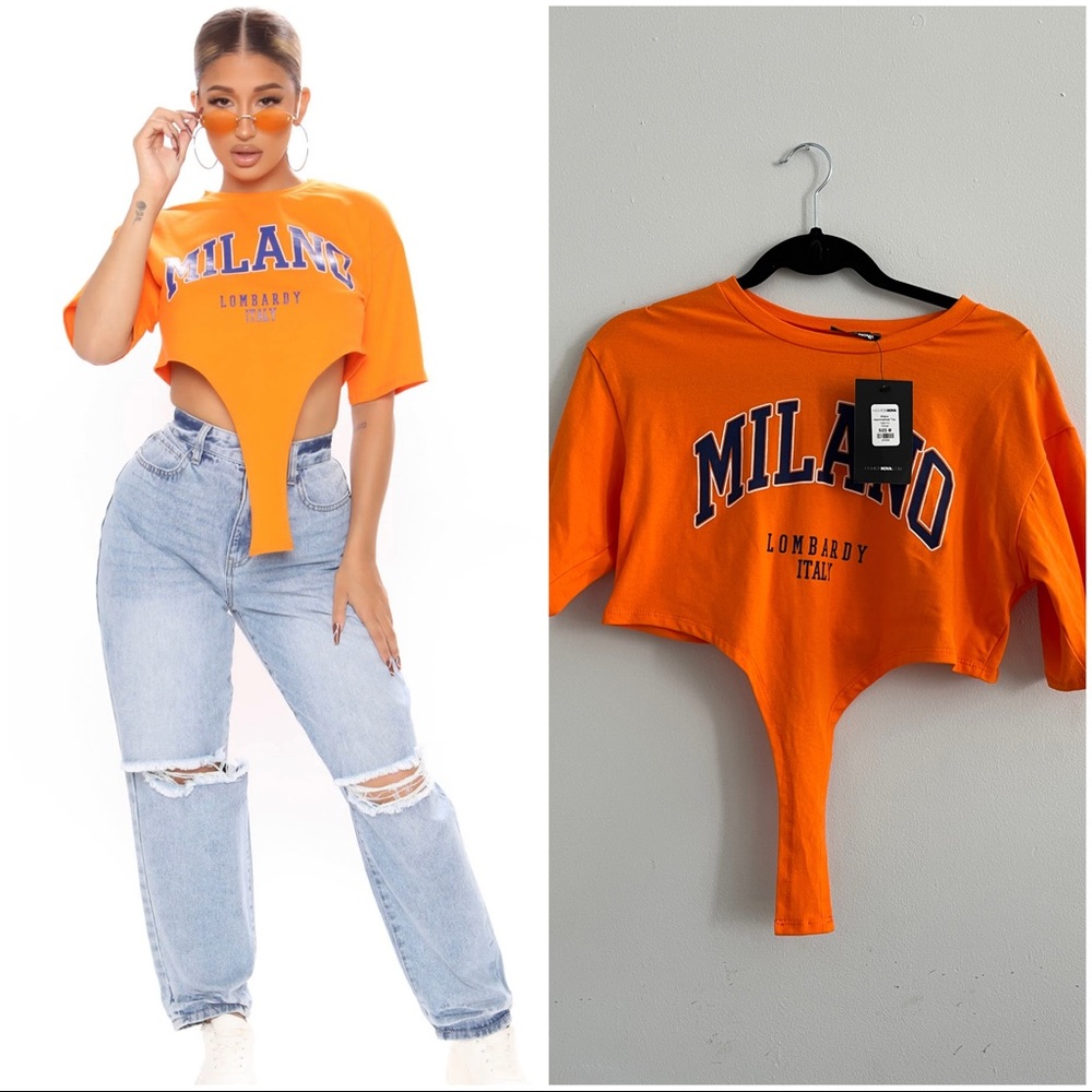 Milano Asymmetrical crop top